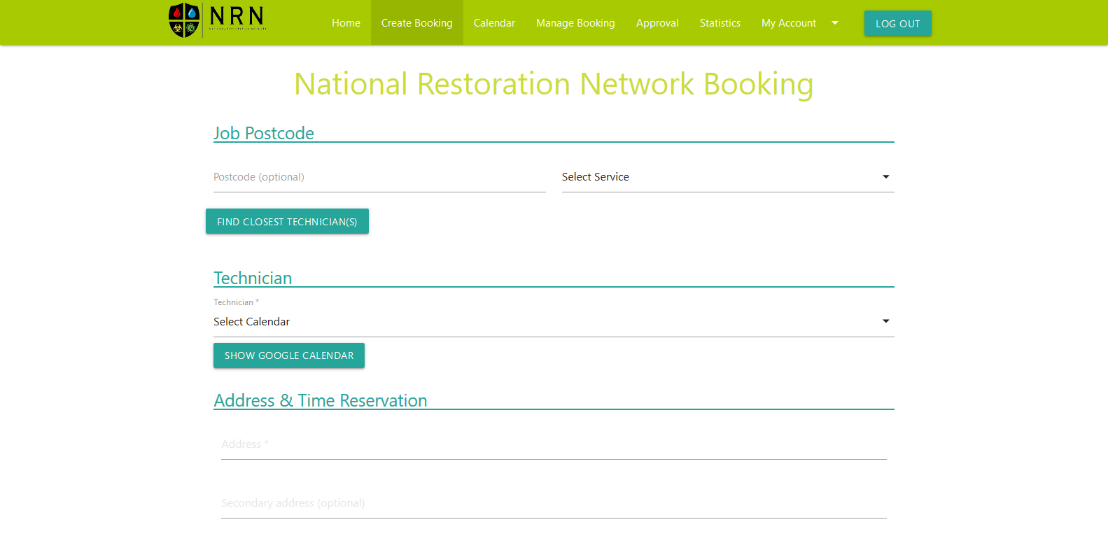 National Restoration Network services page